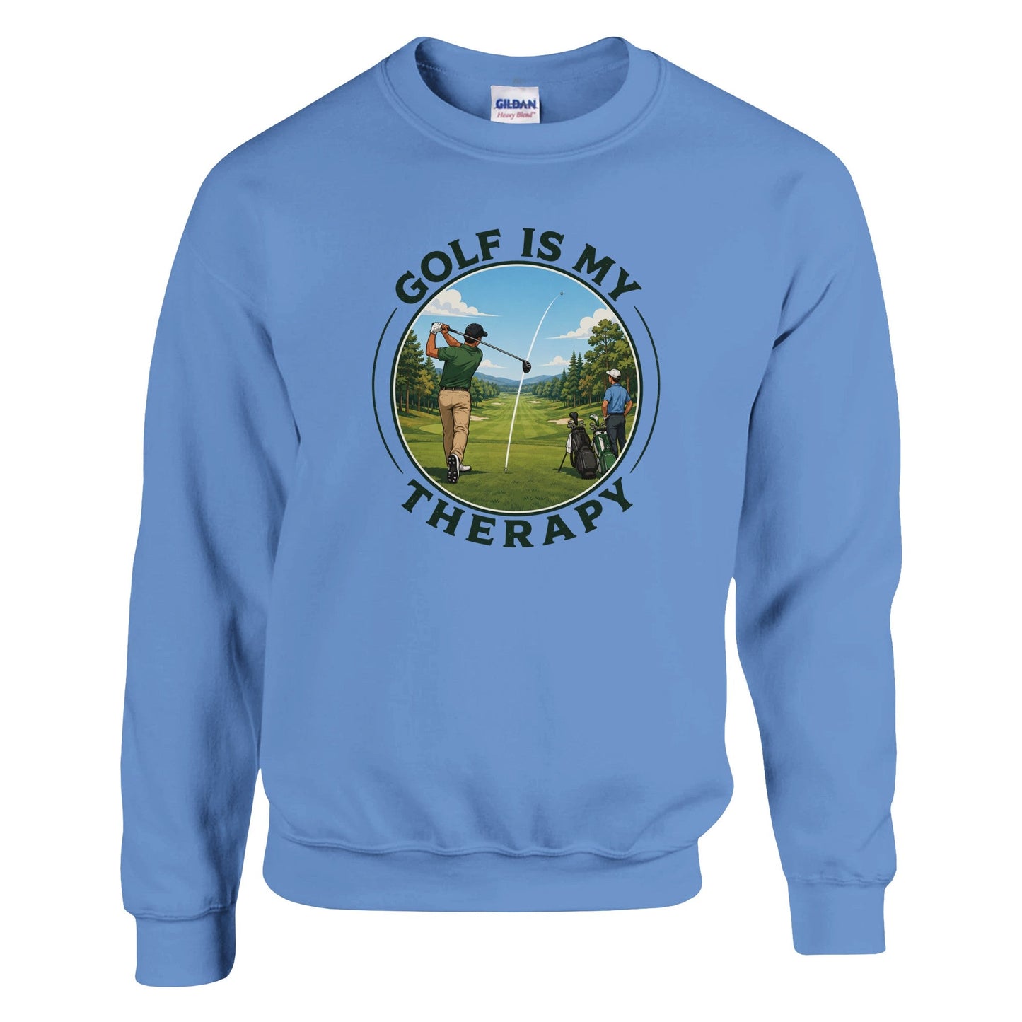Golf Is My Therapy jumper – Funny Golf t shirt Gift for Dad Golfer – Golf Lover sweatshirt - 3F Golf