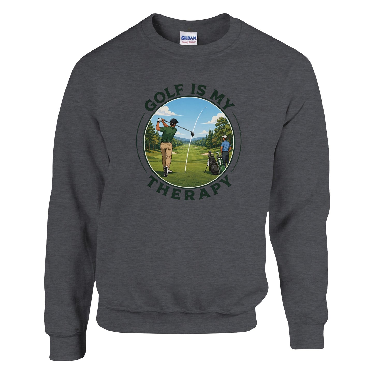 Golf Is My Therapy jumper – Funny Golf t shirt Gift for Dad Golfer – Golf Lover sweatshirt - 3F Golf