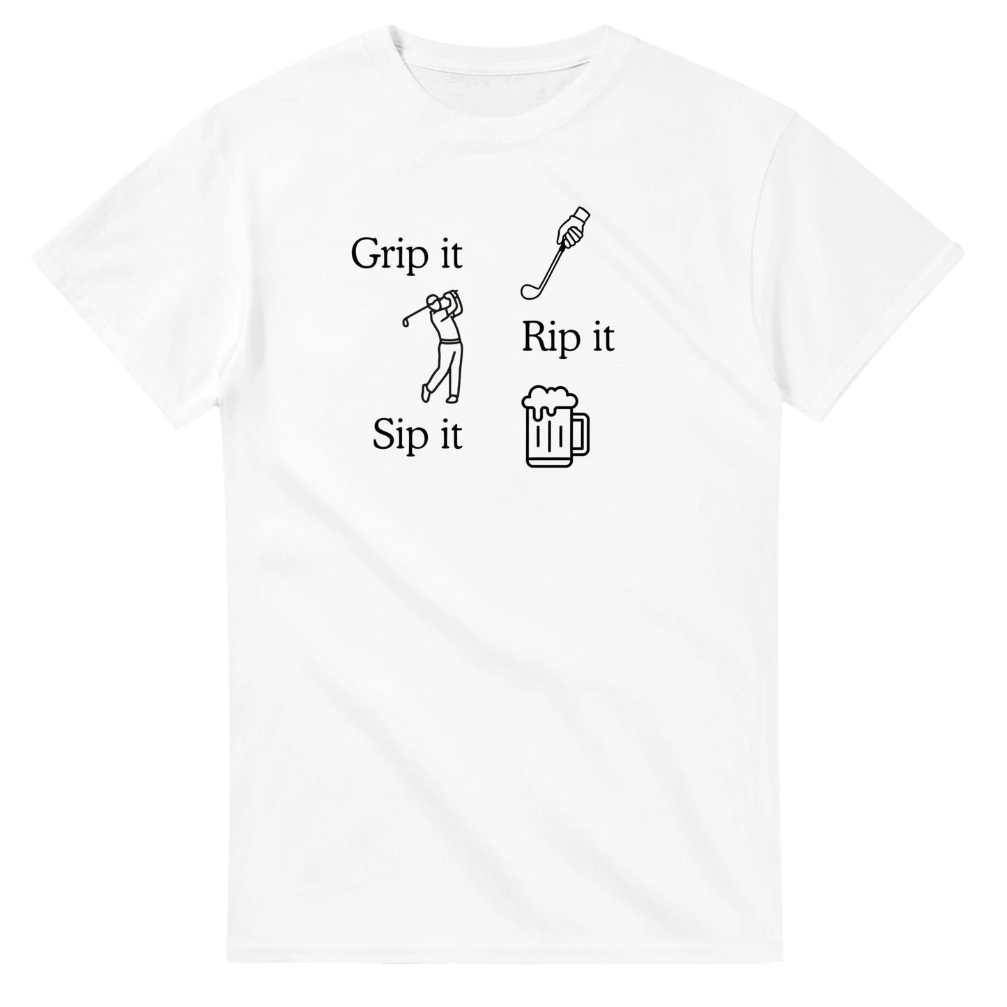 Grip it, Rip it and Sip it T shirt - 3F Golf