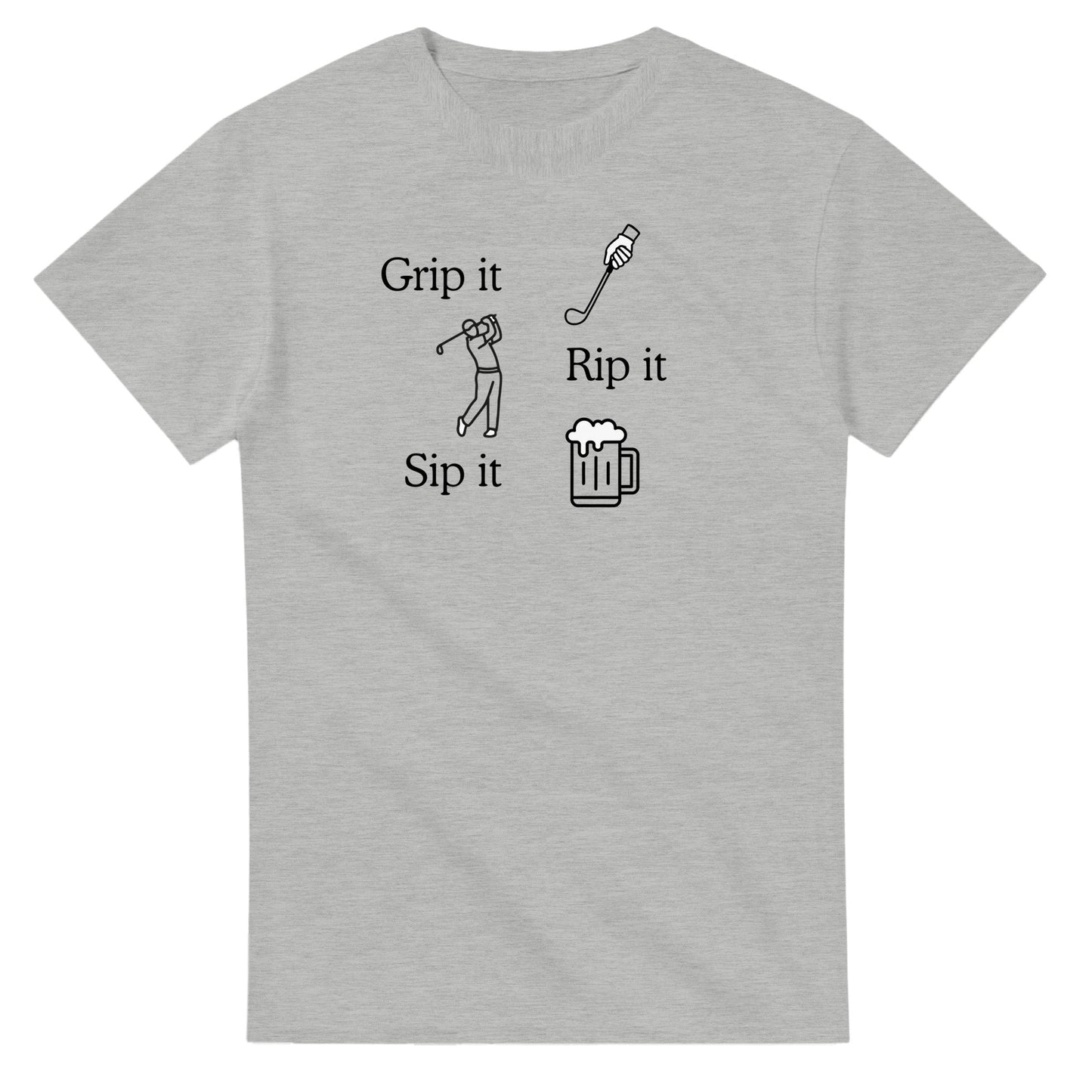 Grip it, Rip it and Sip it T shirt - 3F Golf