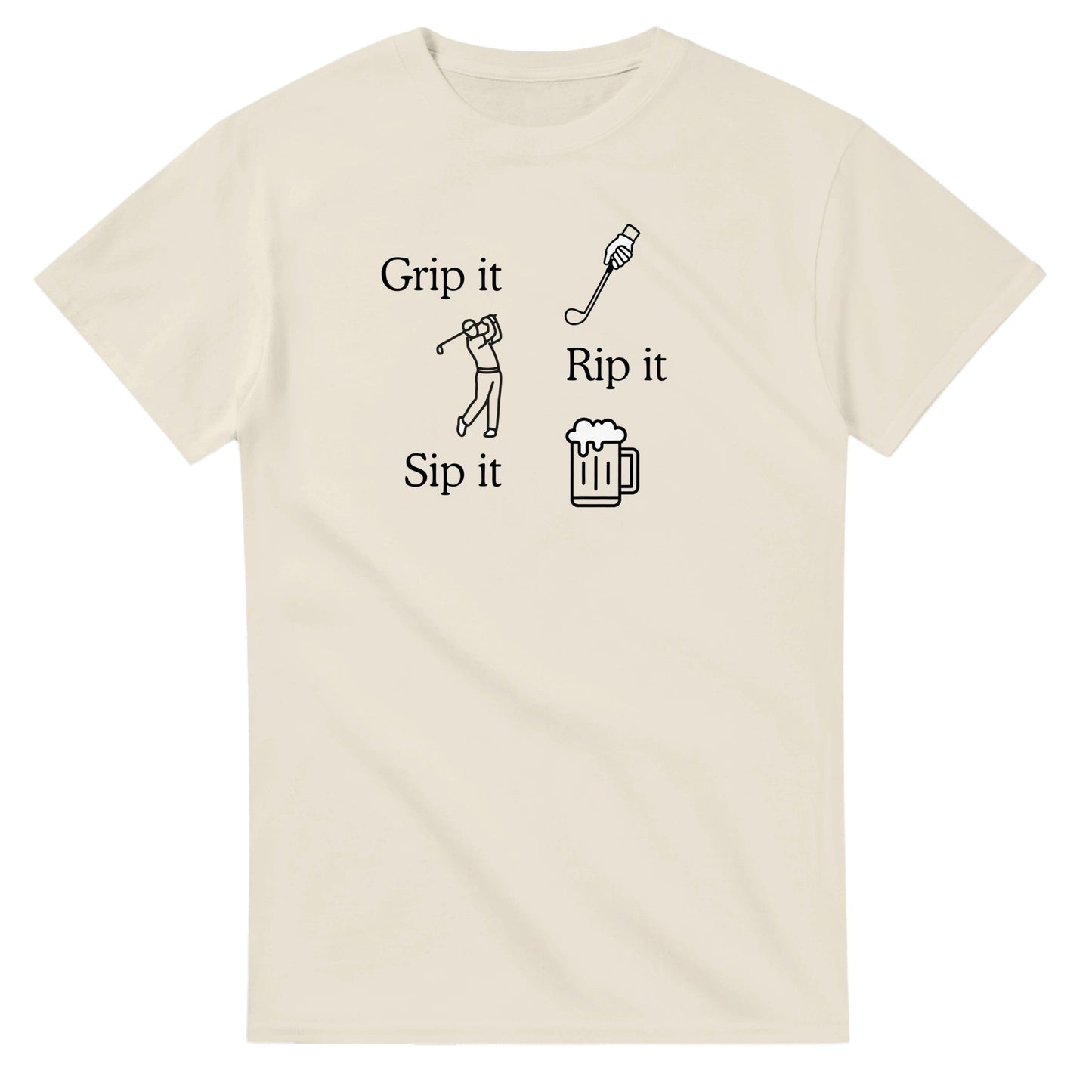 Grip it, Rip it and Sip it T shirt - 3F Golf