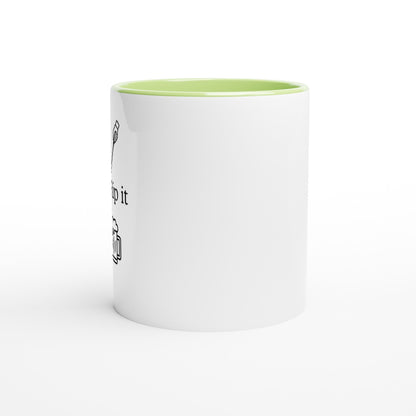 Grip It Rip It Sip It | Funny golf mug present for Dad Brother Son father's day present leaving present 11oz Ceramic Mug - 3F Golf
