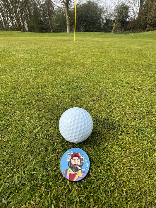 Happy Gilmore Ball Marker | Hat Clip Set - 3F Golf