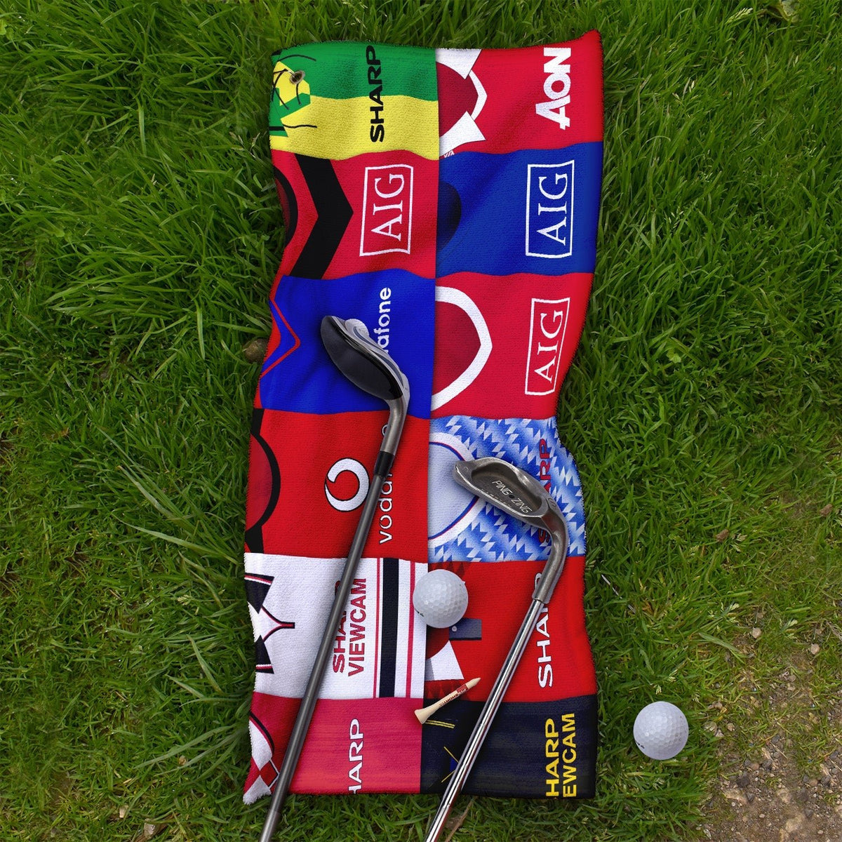 Manchester Red - Kit Montage - Golf Towel - 3F Golf
