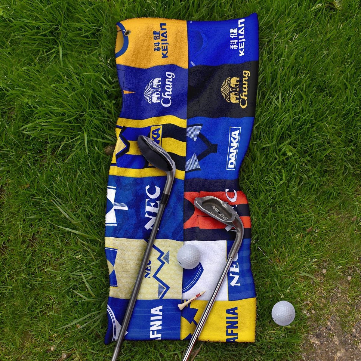 Merseyside Blues - Kit Montage - Golf Towel - 3F Golf