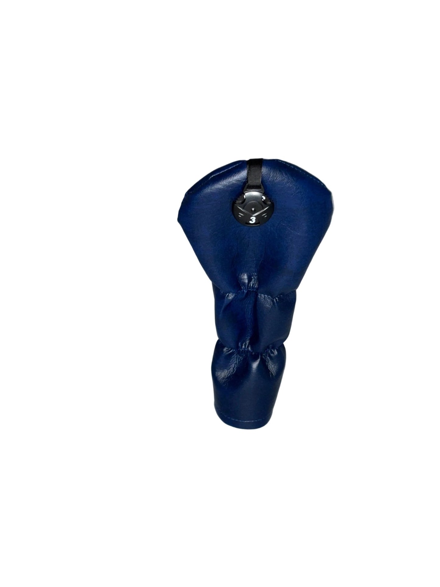 Navy Blue Faux Leather Golf Headcovers - 3F Golf
