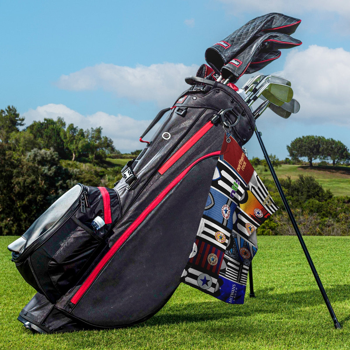 Newcastle - Kit Montage - Golf Towel - 3F Golf