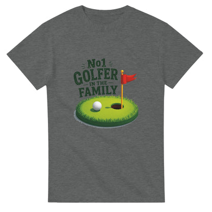 No1 Golfer In The Family | Mens T Shirt | Funny Golf Gift For Golfer | Father's Day Birthday Present | Gift For Dad Brother Son - 3F Golf