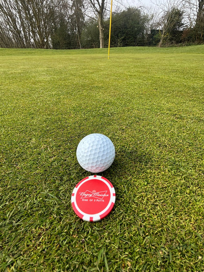 Poker Chip Ball Markers | Novelty Design - 3F Golf