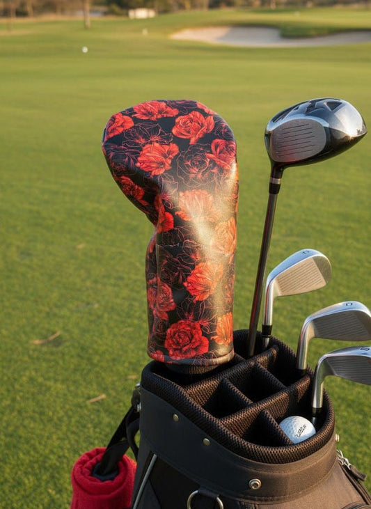 Red Noir Driver Head Cover - 3F Golf