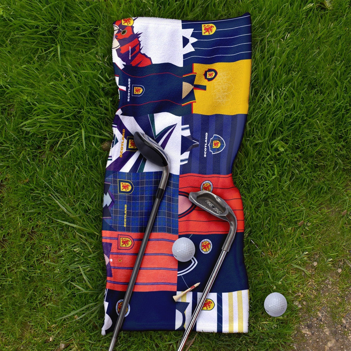 Scotland - Kit Montage - Golf Towel - 3F Golf