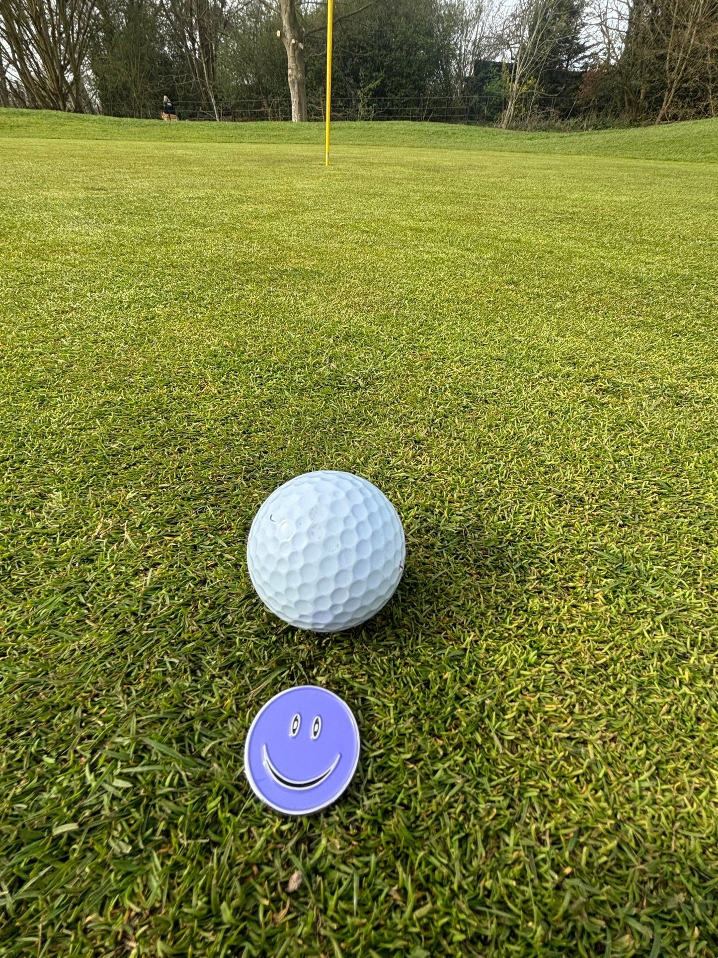 Smiley Face Ball Marker | Fun Golf Accessory - 3F Golf