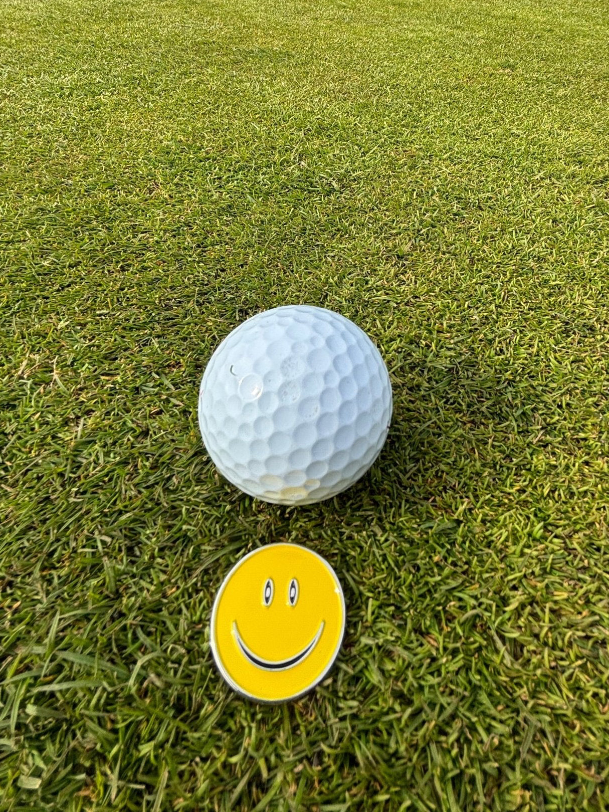 Smiley Face Ball Marker | Fun Golf Accessory - 3F Golf