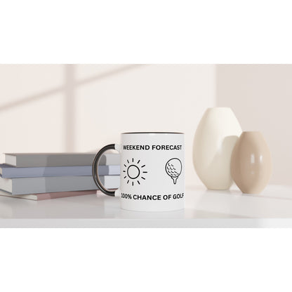 Talk Birdie To Me | Funny golf mug present for Dad Brother Son father's day present leaving present 11oz Ceramic Mug - 3F Golf
