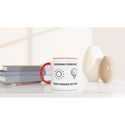 Talk Birdie To Me | Funny golf mug present for Dad Brother Son father's day present leaving present 11oz Ceramic Mug - 3F Golf