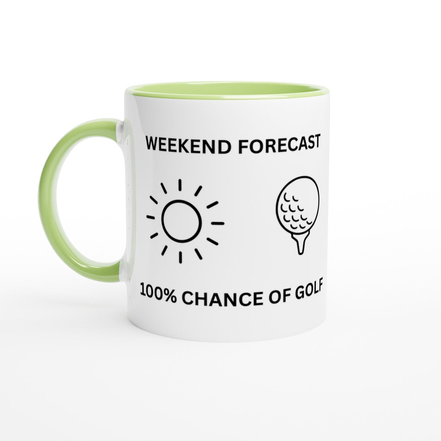 Talk Birdie To Me | Funny golf mug present for Dad Brother Son father's day present leaving present 11oz Ceramic Mug - 3F Golf
