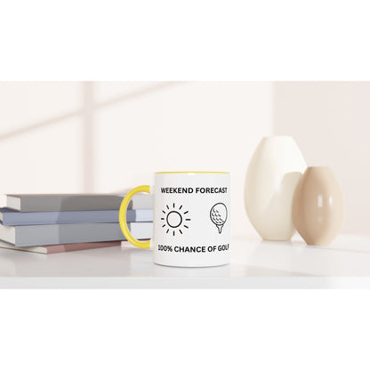 Talk Birdie To Me | Funny golf mug present for Dad Brother Son father's day present leaving present 11oz Ceramic Mug - 3F Golf