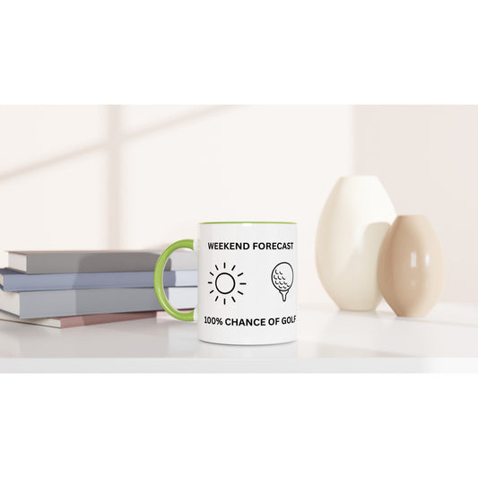 Talk Birdie To Me | Funny golf mug present for Dad Brother Son father's day present leaving present 11oz Ceramic Mug - 3F Golf