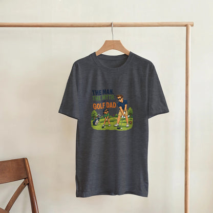 The Man The Myth Golf Dad | Mens T Shirt | Funny Golf Gift For Golfer | Father's Day Birthday Present | Gift For Dad Brother Son - 3F Golf