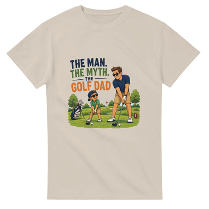 The Man The Myth Golf Dad | Mens T Shirt | Funny Golf Gift For Golfer | Father's Day Birthday Present | Gift For Dad Brother Son - 3F Golf