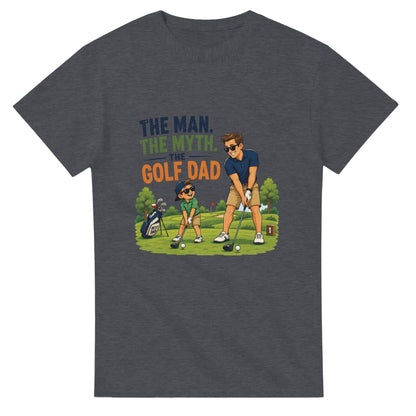 The Man The Myth Golf Dad | Mens T Shirt | Funny Golf Gift For Golfer | Father's Day Birthday Present | Gift For Dad Brother Son - 3F Golf