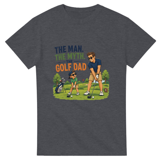 The Man The Myth Golf Dad | Mens T Shirt | Funny Golf Gift For Golfer | Father's Day Birthday Present | Gift For Dad Brother Son - 3F Golf