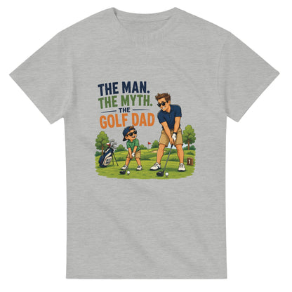 The Man The Myth Golf Dad | Mens T Shirt | Funny Golf Gift For Golfer | Father's Day Birthday Present | Gift For Dad Brother Son - 3F Golf