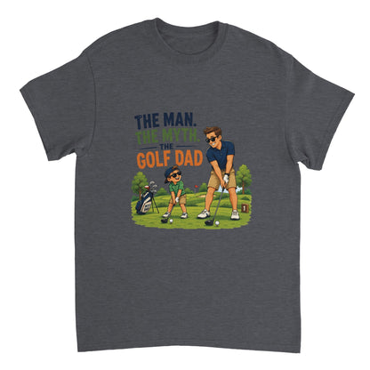 The Man The Myth Golf Dad | Mens T Shirt | Funny Golf Gift For Golfer | Father's Day Birthday Present | Gift For Dad Brother Son - 3F Golf