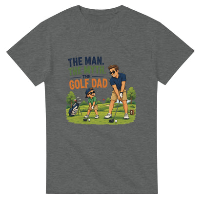 The Man The Myth Golf Dad | Mens T Shirt | Funny Golf Gift For Golfer | Father's Day Birthday Present | Gift For Dad Brother Son - 3F Golf