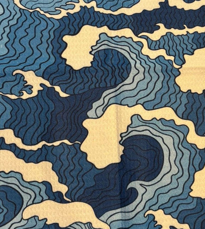 The Wave | Pattern Series Waffle Towel - 3F Golf