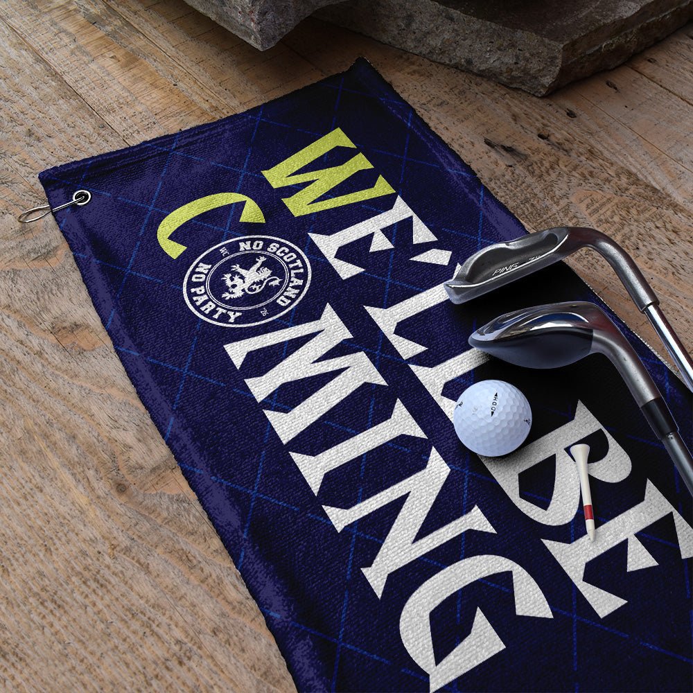We'll Be Coming - Scotland WC26 - Golf Towel - 3F Golf