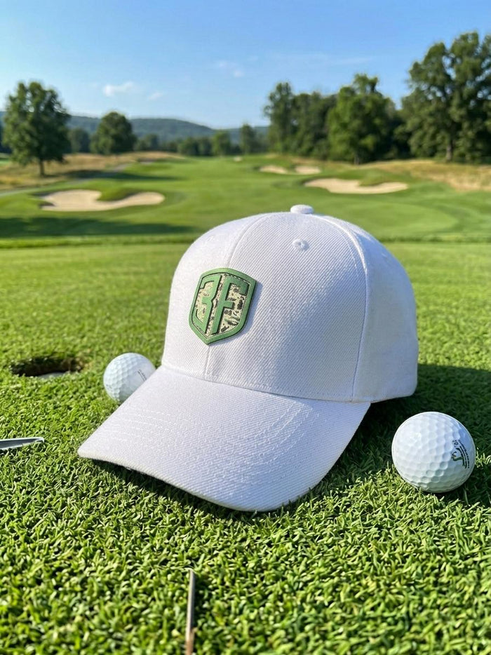 White Golf Hat | 3F Golf Logo - 3F Golf