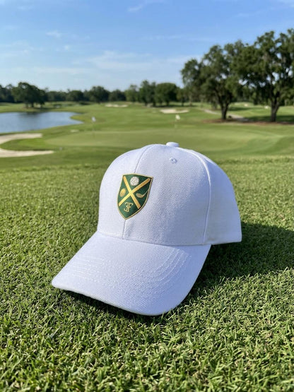 White Golf Hat | Classic 3F Golf Logo - 3F Golf